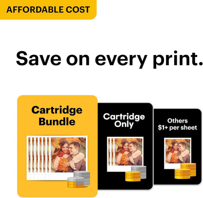 KODAK Mini 3 Retro 4PASS Portable Photo Printer (3X3 Inches) + 8 Sheets, Black